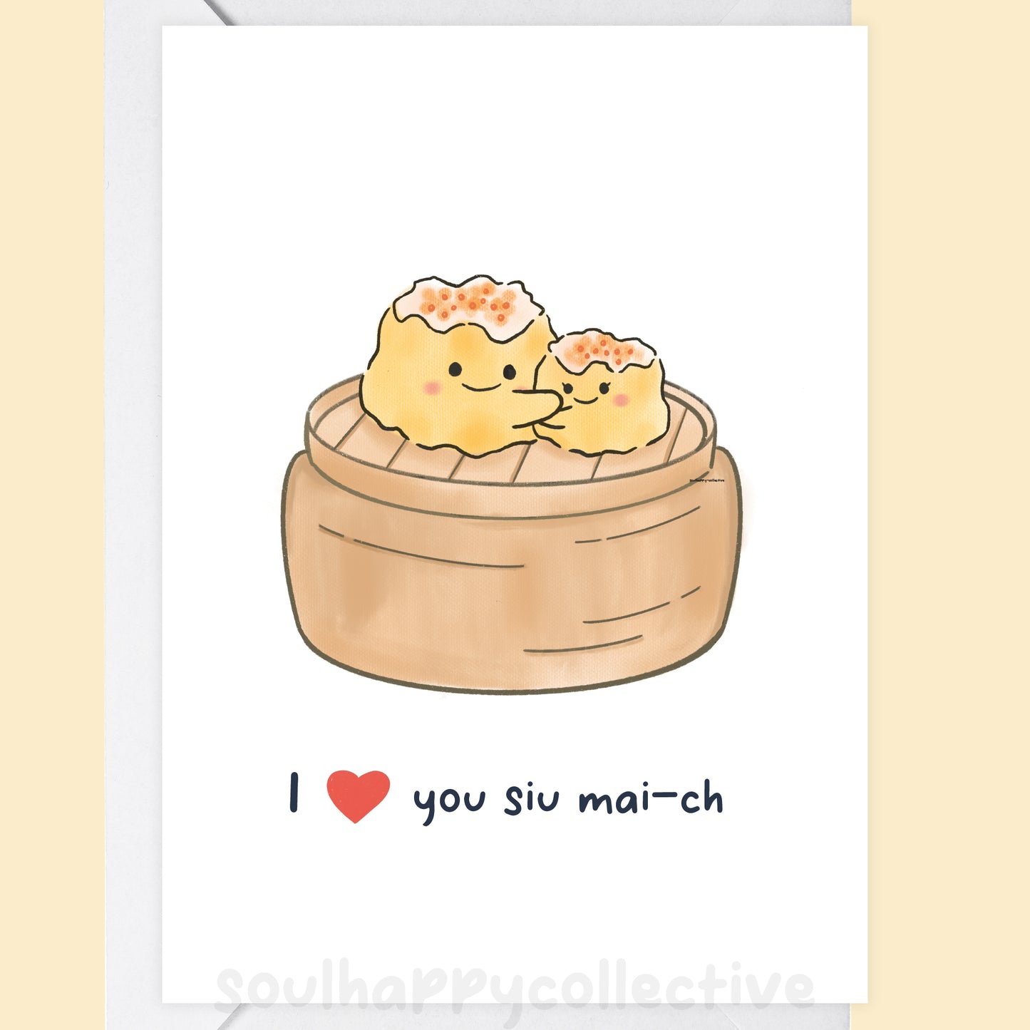 I Love You Siu Maich Greeting Card